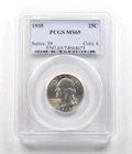 1935 Washington Quarter MS65 PCGS *4995