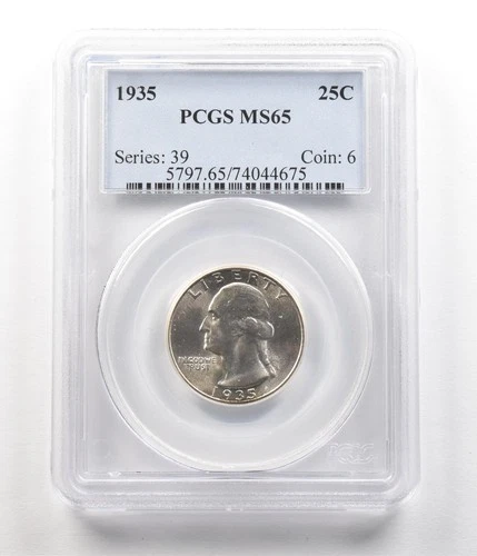 1935 Washington Quarter MS65 PCGS *4995