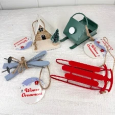 NEW Target Bullseye Playground Winter Christmas Ornaments