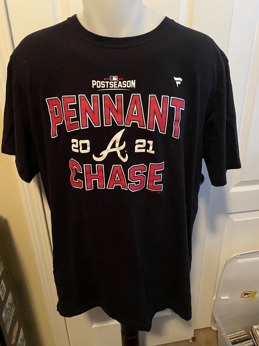 Atlanta Braves 2021 Pennant Chase Shirt Size XL Baseball MLB Fanatics