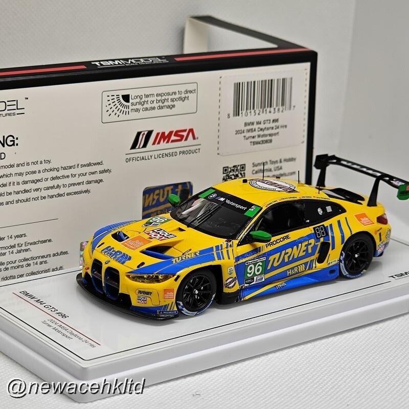 ミニカー MINI GT BMW M4 GT3 #96 Turner Motorsport BMW M4 GT3 #96 Turner Motorsport (2024 IMSA Daytona 24 TSM