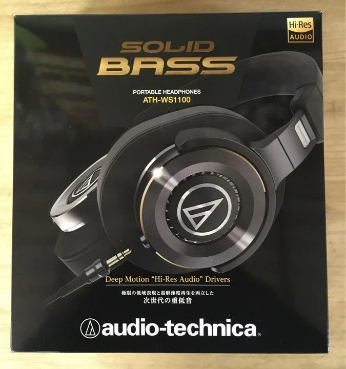 Audio-Technica Solid Bass ATH-WS1100 Portable Headphones 3.5mm Jack