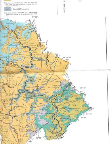 Ground-Water Hydrology, Kanawha River, West Virginia, Map, 1984 - Picture 2 of 6