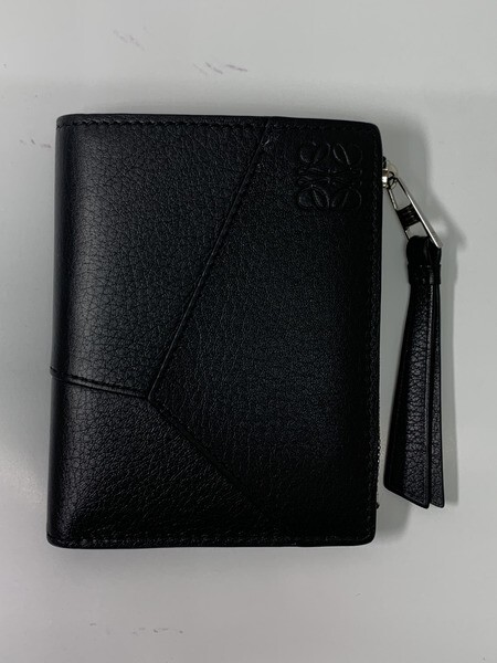超美品 LOEWE PUZZLE BI-FOLD WALLET ブラック ロエベ 超美品 LOEWE PUZZLE BI-FOLD WALLET ブラック ロエベ Loewe