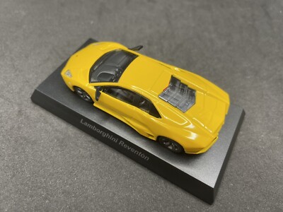 Kyosho 1/64 Lamborghini collection 6 Reventon yellow Diecast