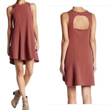 Free people Baby Love Trapeze Dress Red XS