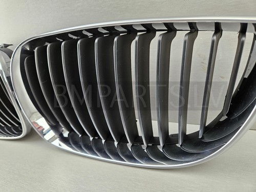 NEW BM BMW 1 SER E87 BUMPER GRILLE FRONT PAIR 7077129 & 7077130 - Picture 5 of 11