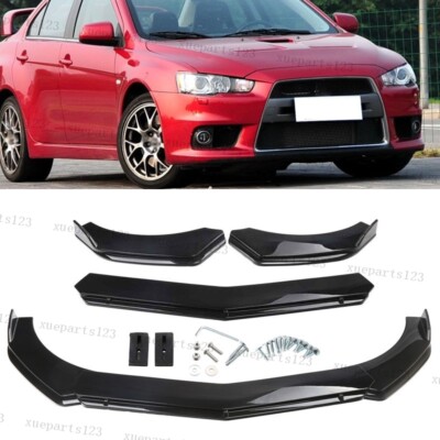 For Mitsubishi Eclipse Cross Front Bumper Lip Spoiler Splitter Body Kit Decor