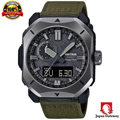 CASIO PRO TREK PRW-6900YB-3JF CORDURA Band Radio Solar Analog Digital Men Watch