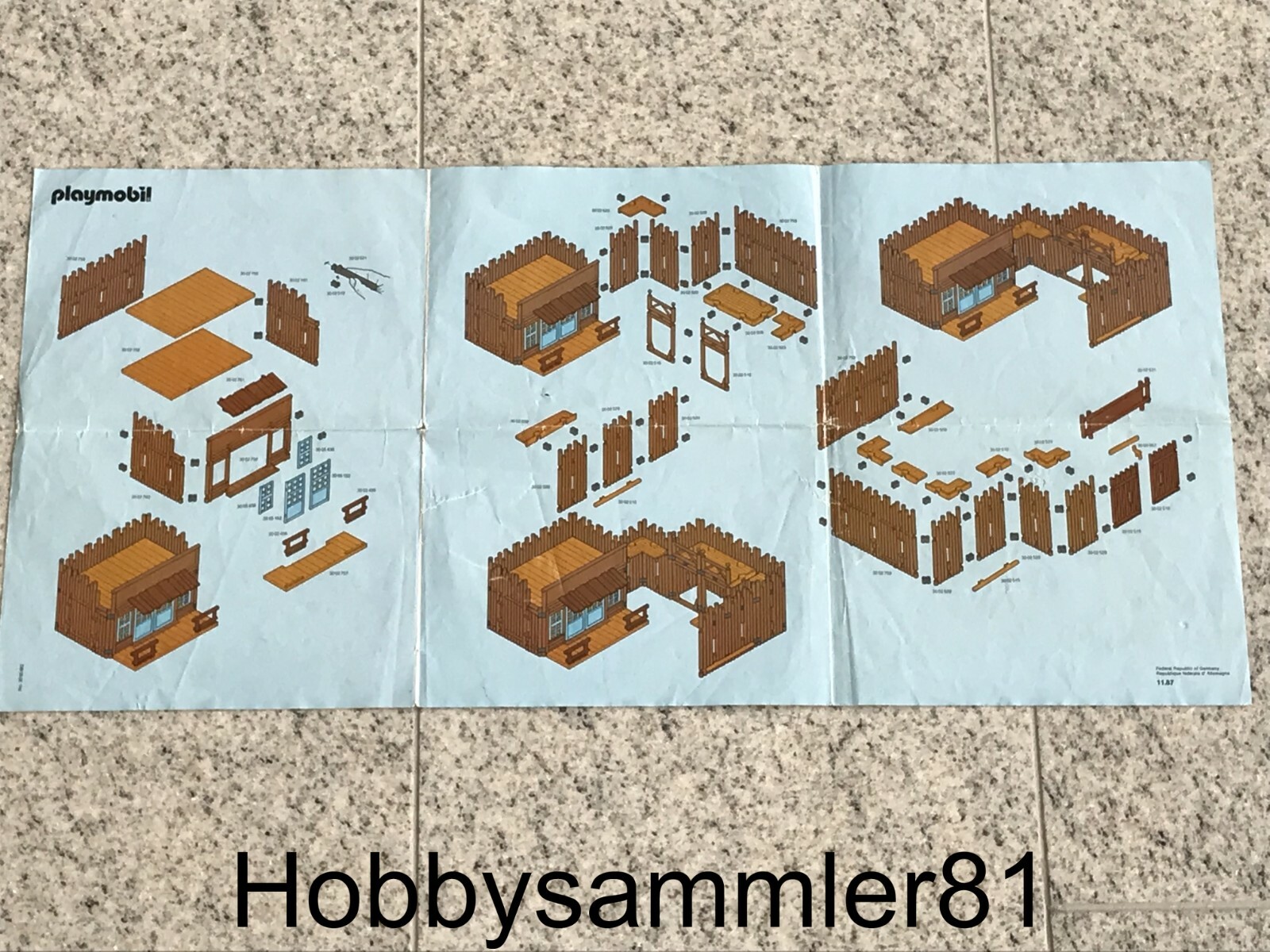 Playmobil 3773 Bauanleitung Fort Bravo eBay