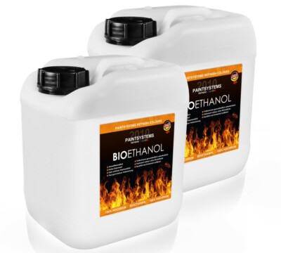 10 Liter Bioethanol Premium 100% für Bio Alkohol für Kamin