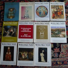 11x Weltkunst - Aktuelle Zeitschrift für Kunst und Antiquitäten