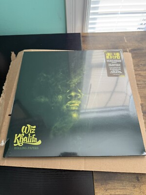 Wiz Khalifa ROLLING PAPERS 2LP SIGNED Insert Amazon-Exc Autographed Vinyl SeePic