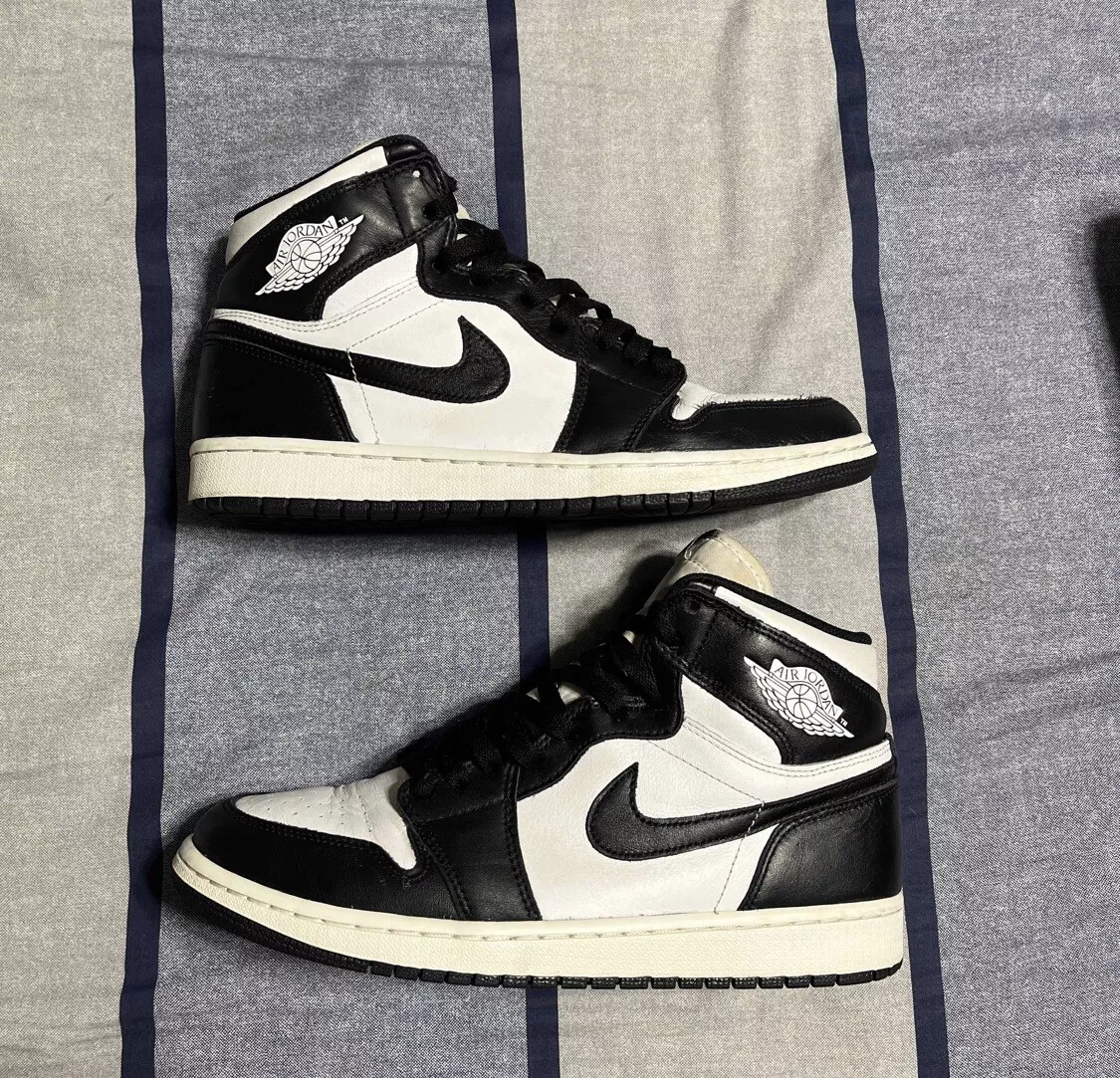 Size 9 - Jordan 1 Retro High OG Black White 2014