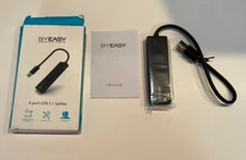 USB Hub A, BYEASY 4 Port USB 3.1 Hub, Ultra Slim Portable Data Hub