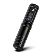 Wireless Tattoo Machine Pen Kit Battery Power Supply Cartridges Needles Supplies