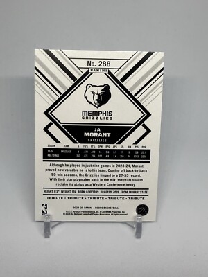 NBA JA MORANT 【RC】ルーキー2枚セット Amazon.com: 2019-20 Panini NBA Hoops Basketball #297 Ja
