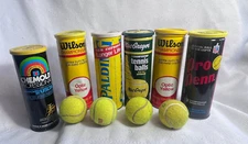 6 Tennis Ball Can Lot Macgregor Can Still Sealed And Loose Balls
