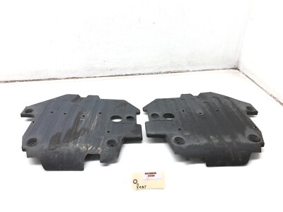 2016-2020 CADILLAC CT6 REAR UNDERBODY SPLASH GUARD AIR DEFLECTOR SET X2 OEM