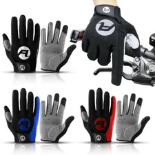 Mens Motorcycle Full Finger Gloves MTB Motocross Bike Racing Touch Screen Gloves