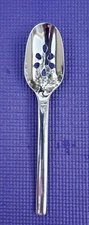 Oneida LTD Stainless VECTRA PIERCED SERVING SPOON 8 7/8" EUC