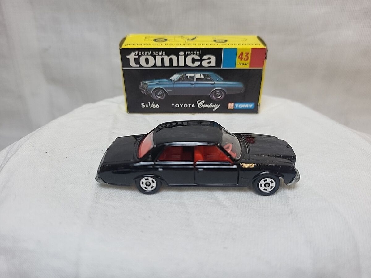 Vintage Tomy Tomica Black Box #43 Black Toyota Century In Vintage Tomy Tomica Black Box #43 Black Toyota Century In