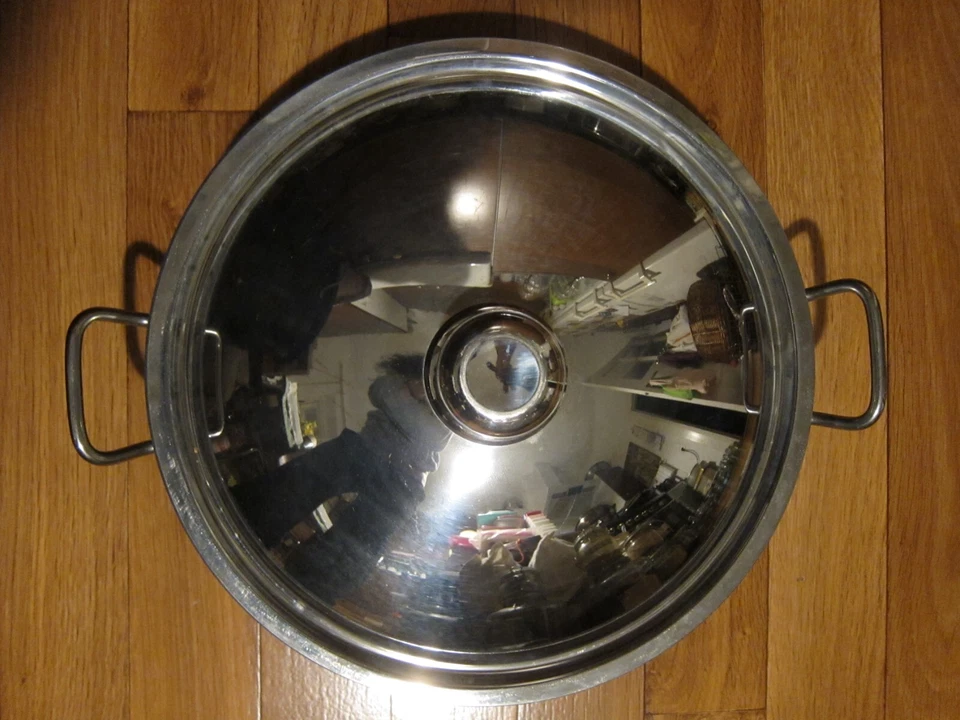 SPRING Switzerland Wok Vulcano GL Platinum - Antihaftbeschichtung mit Deckel - Bild 2 von 4