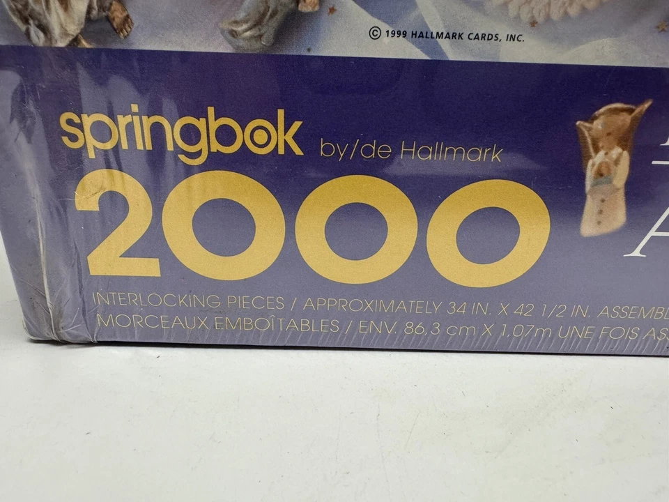 VINTAGE FACTORY SEALED Springbok 2000Pcs Jigsaw Puzzle #Multitude Of Angels - Image 2 of 4