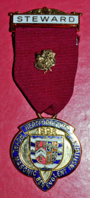 1998 Royal Masonic Benevolent Institution Festival Stewards Jewel RMBI *