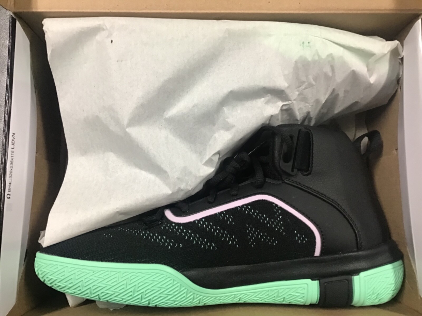 Puma Mens Legacy Dark Mode Black Athletic Basketball Shoes