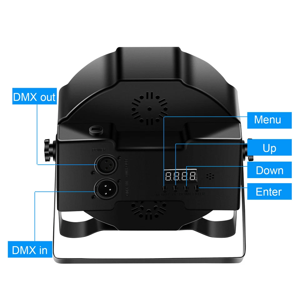36W UV Black LEDs Par Light Stage Lighting w/ Remote Controller for Disco DJ Bar - Image 4 of 4