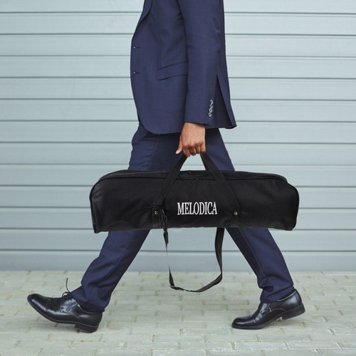 32 -key Melodica Bag Thickened Accordion Holder Zipper Harmonica Bag (Black) - 第 4/12 張圖片