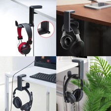 US 2 Pcs Gaming Headset Headphone Hook Holder Hanger Mount Adjustable Rotating