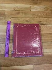 NEW Creative  Memories Album 8 x 10 Open Back - Red with Gold