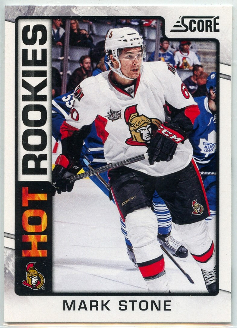 2012-13 SCORE HR HOCKEY #548 MARK STONE RC ROOKIE NM-MT RAW 03 (7548)