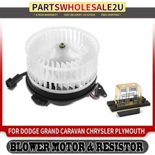 HVAC Blower Motor & Resistor Kit for Chrysler Town & Country Dodge Grand Caravan