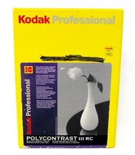 Kodak Professional Polycontrast III 3 RC Black  White Paper 5" x 7" 100 sheets