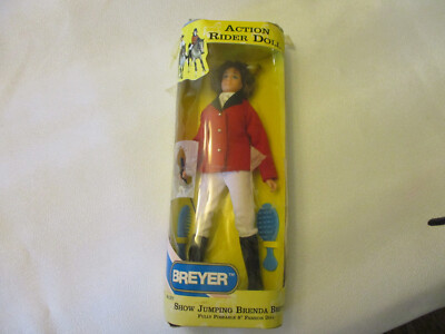 BRENDA BREYER 511 ACTION RIDER DOLL 8'' FULLY DRESSED HELMET COMB BRUSH NIB 1994