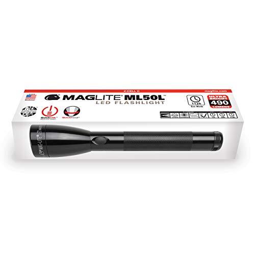 ML50L LED 2-Cell c Flashlight in Display Box, Red - Picture 7 of 12