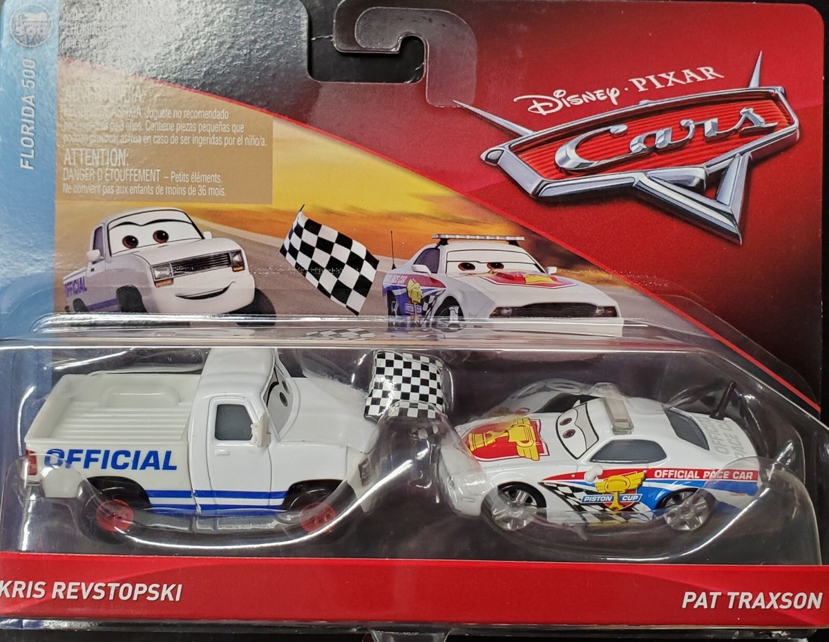 2018 Mattel Disney Pixar Cars Florida 500 Kris Revstopski and Pat