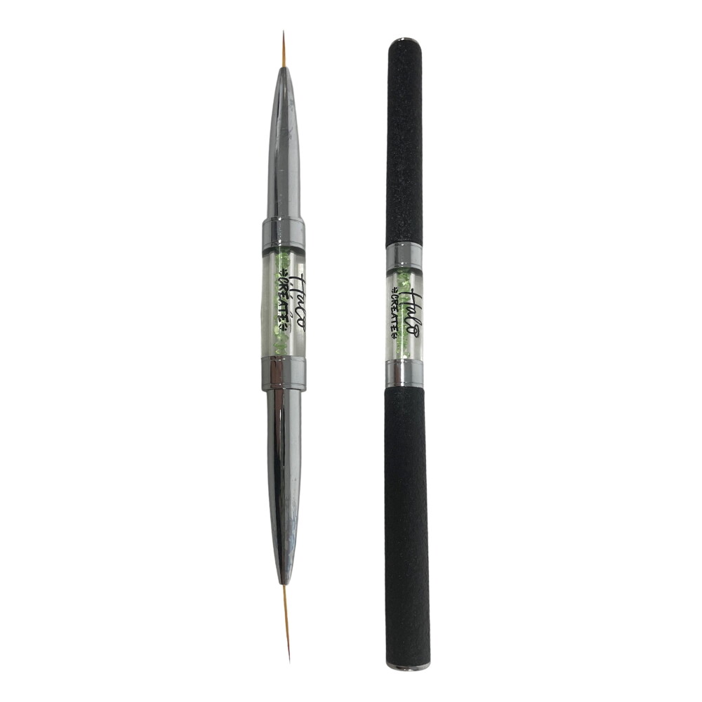 Halo Create Combo Nail Art Brush - Long Fine Liner 11mm & 15mm
