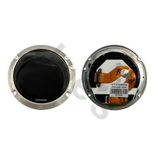 Genuine Garmin Fenix 5 LCD Screen Display Frame Assembly Replacement Silver Red