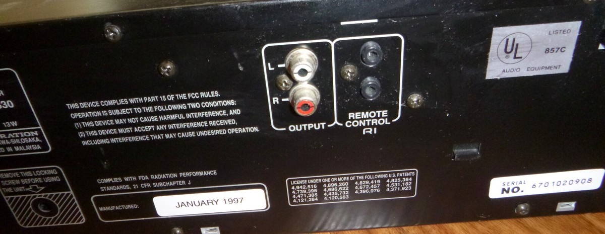 Onkyo DX-C330 6 Disc CD Changer - Tested / Working | eBay