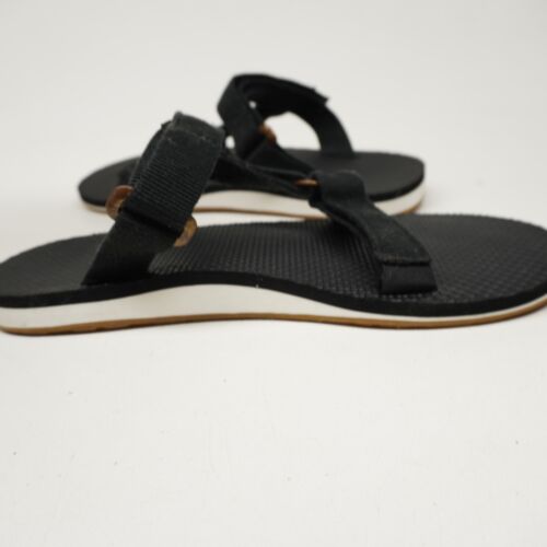 EXC! Teva Original Universal Strap Sandals Womens Sz 7 Black EF03116A - Picture 4 of 8