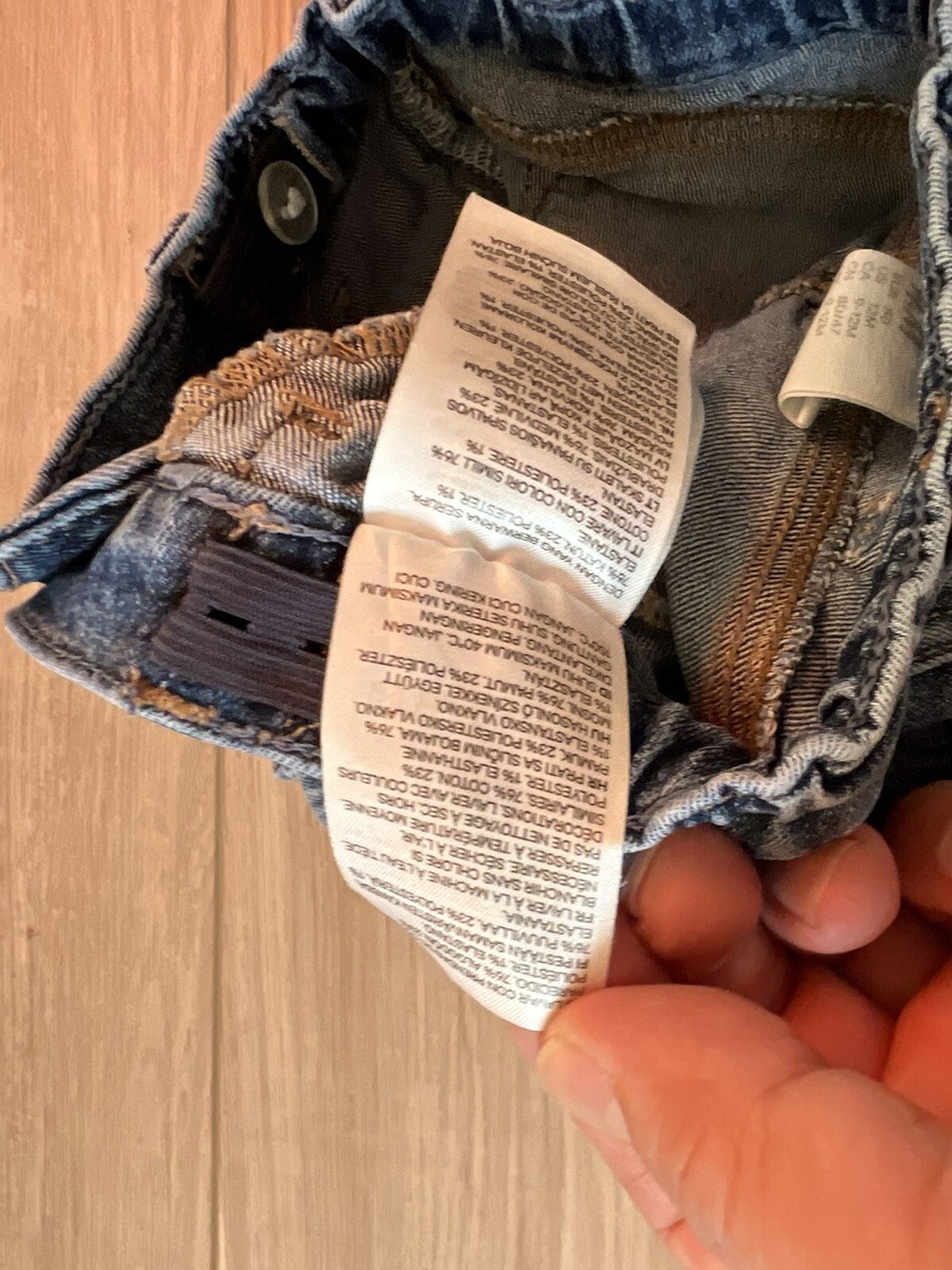 Short En Jean Pour Bébé Fille H&M - Taille 12-18 Mois - Coton - Bleu - Occasion Très Bon état