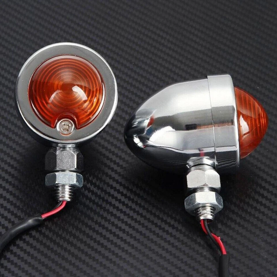 Motorcycle Turn Signal Lights Fit For Honda VTX 1300 C R S RETRO VTX1800 Cruiser - Image 4 of 4
