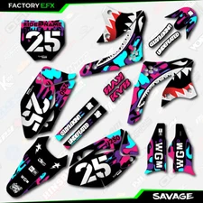 Nebula Savage Camo Graphics Kit fits 06-08 Kawasaki KXF250 KXF 250 Decals 2008