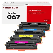 Toner Bank 067 Toner Cartridge Set Compatible for MF656CDW Laser Printers