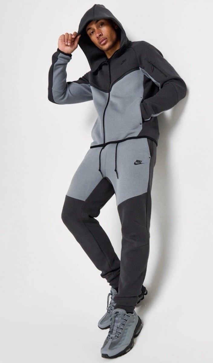 Nike Tech Fleece Tracksuit New Season/Anthracite/Cool Grey/Size XS