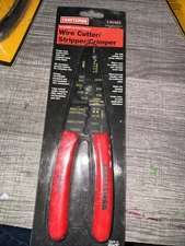 Sears Craftsman USA Nos Wire Cutter Stripper Crimper 82563 Large 10-22AWG